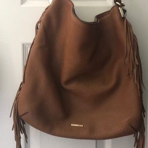 Rebecca Minkoff shoulder bag with fringe.